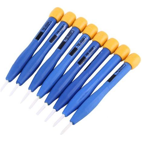 Tournevis à fréquence réglable, ensemble en plastique et céramique antistatique, outils manuels pour la maison, utiles, nouveau 8 pièces