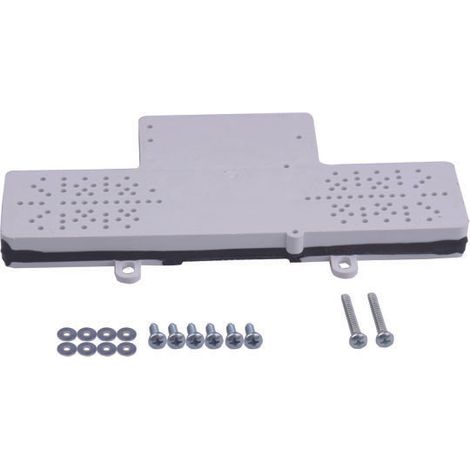Plaque de montage HL44S avec grille perforée, insonorisée
