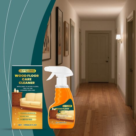 Holzboden-Pflege- und Reinigungsspray – Fleckenentfernung, Pflege und Glanz mit frischem Zitronenduft – 120 ml -- BIEMMEDUE (1/5)