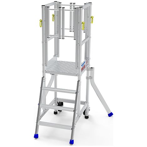 Piattaforma 2 gradini - altezza massima di lavoro 2.50m - ER2SF-2P