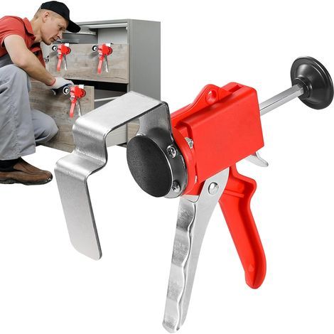 Gabarit de Tiroir Pince De Fixation En Acier Inoxydable Pour Faces De Tiroirs,Outil de Fixation PrÉcis et Efficace Antirouille Pour Cuisine, Chambre, Salon (1/5)