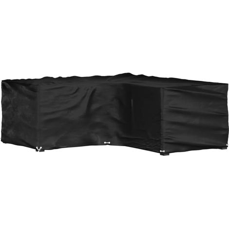 L-Shaped Garden Furniture Cover 12 Eyelets 185x185x70 cm vidaXL