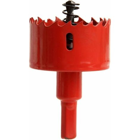 Foret de scie cloche bimétallique de 50 mm M42 HSS Outil de coupe de trou en acier rapide pour bois, alliage, tuyau, fer, tôle d'aluminium. (1/5)