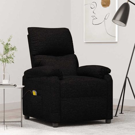 Teenpull – Massagesessel Schwarz Stoff (1/5)
