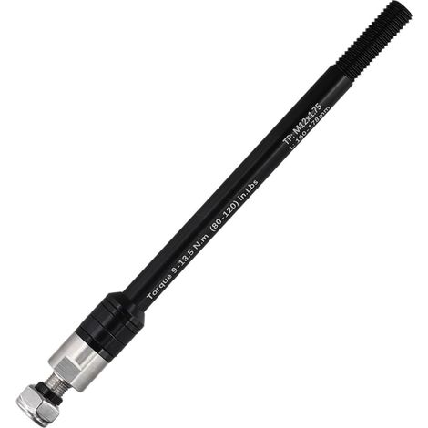 Adaptateur d'essieu traversant pour remorque de vélo, broche d'essieu d'entraînement usiné CNC, essieu de fourche avant de vélo P1,0 160-178 mm/P1,5 160-178 mm/P1,75 160-178 mm, essieu convertisseur (1/5)