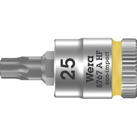 Wera 8767 A 05003365001 Esalobo Interno (TX) Inserto giravite a bussola T 25 1/4 (6.3 mm)