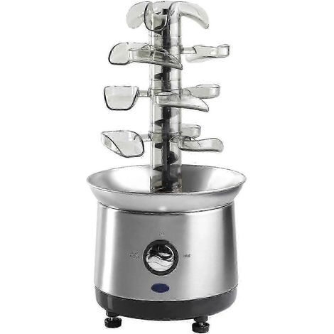 Fontaine à chocolat à 4 étages, machine à fondue au chocolat électrique, machine à tremper les légumes pour sauce barbecue (1/5)