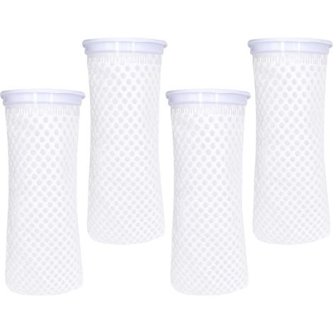 4Pcs 10.5 x 25 cm 150μm Aquarium Filtre Chaussettes, 3D Aquarium Filtre Chaussettes en nid d’Abeille, Aquariums, Étangs, Étangs de Corail, Sacs filtrants en Feutre Chimique (1/5)