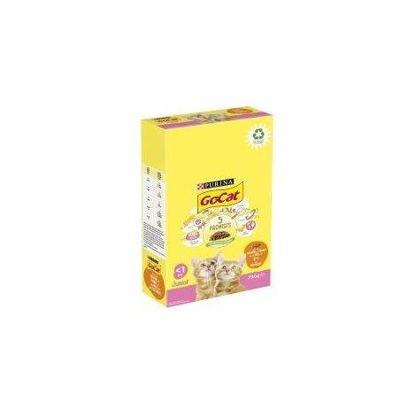 Go-Cat Junior with Chicken  Turkey mix with Milk Dry Cat Foo - 748625