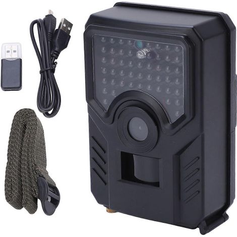Caméra de surveillance de la faune sauvage PR200B : 12 MP HD 1080p infrarouge, étanche IP56, pour la chasse et le suivi de la faune.
