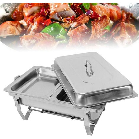 Bols de maintien au chaud pour aliments - 7,5 l - Récipient de maintien au chaud - En acier inoxydable - Pour restaurateur, buffet, fête