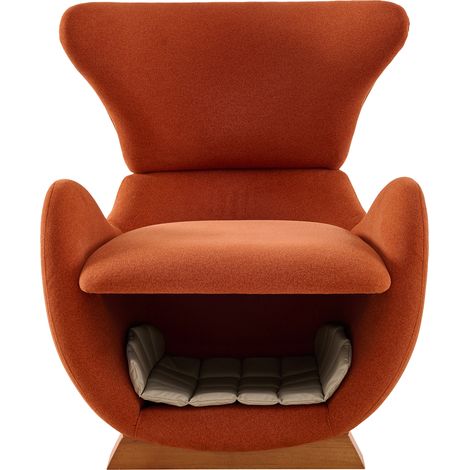 Fauteuil lounge design effet requin-baleine avec niche pour petits animaux, revêtement anti-griffes, structure bois, fauteuil individuel gris (1/5)