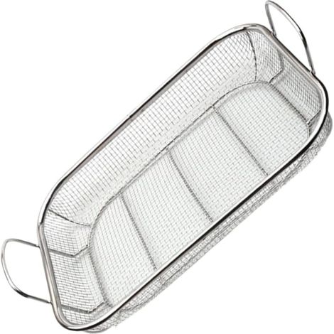 Panier à barbecue en acier inoxydable (1 pièce), portable et multifonctionnel pour légumes et aliments (1/5)