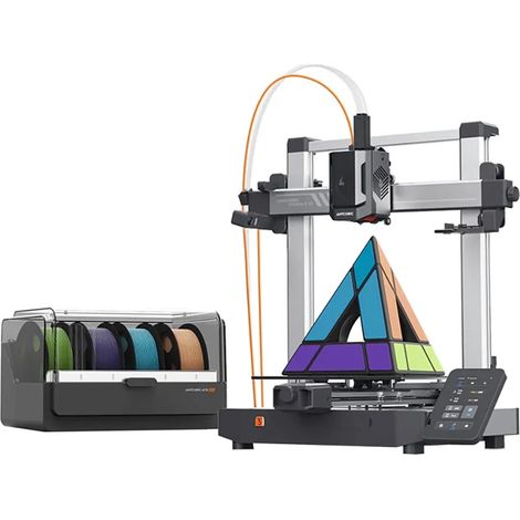 Impresora 3D Anycubic kobra 3 v2 combo velocidad 600 mm/s (1/3)
