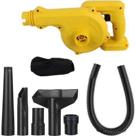 Souffleur de feuilles sans fil pour Dewalt, souffleur et aspirateur 2 en 1 avec puissant moteur sans balais et variateur de vitesse - AquaForge (1/5)