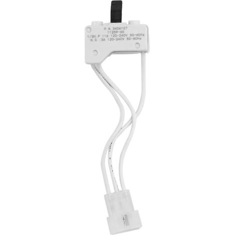 Interrupteur de porte de sèche-linge compatible avec les modèles 3406109 et 3406107 de Whirlpool, Sears, Roper et Estate. (1/5)
