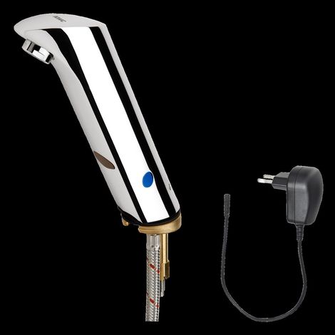 Robinet de lavabo KWC, PROTRONIC-S, électrique, sans mélangeur, adaptateur secteur 230 VAC (1/2)