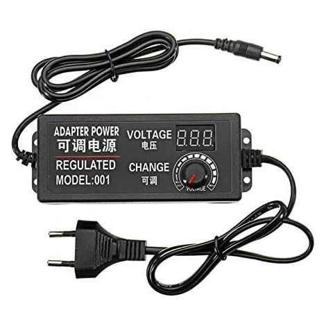 Adaptateur d'alimentation réglable AC/DC 9-24V 3A 72W Universel pour le contrôle de Vitesse du Moteur CC, variateur de lumière (1/5)