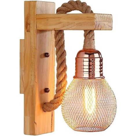 Wall lamp in retro industrial style Creative lamps (stock with black cover), for indoors and outdoors (1/5)