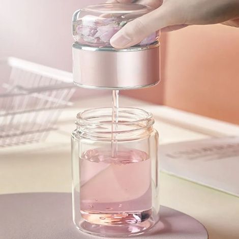 Infuseur à Thé Isotherme 420ml en Acier Inoxydable, Anti-Fuites et Portable pour Bureau, Maison ou Voyage