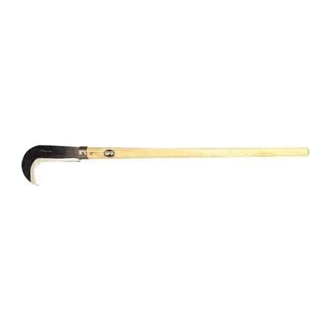 RONCOLA TIPO 'CÓRCEGA' CON MANGO DE MADERA ANGELO B 22 cm