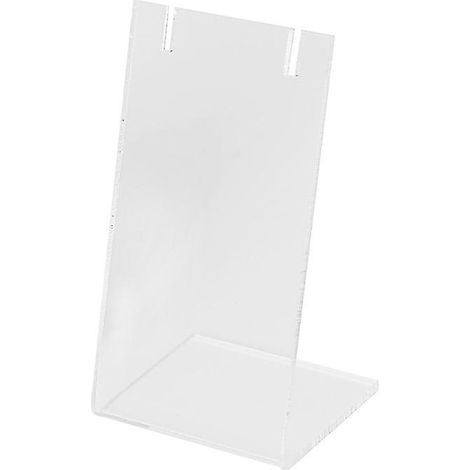 Présentoir à boucles d'oreilles en plexiglas en forme de L, étagère de rangement (1/5)