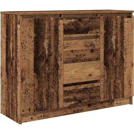 Maison Exclusive - Credenza con Cassetti Legno Antico 100,5x35x76 cm in Truciolato