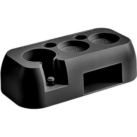 Espresso-Tampstation, Espresso-Kaffee-Organizer-Box, Schwarz