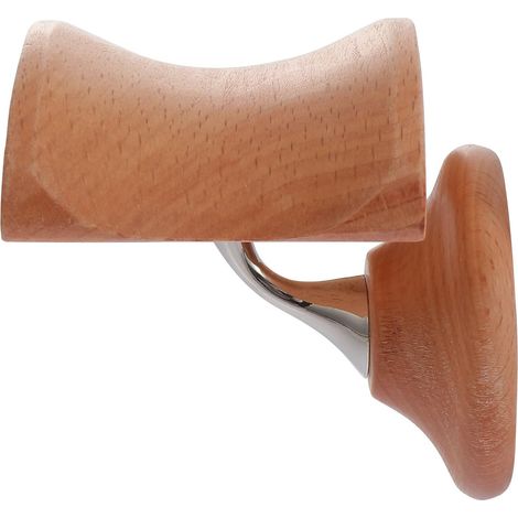 Support pour Casque en Alliage et Bois Naturel, Facile à Assembler, Design Élégant pour Bureau et Hôtel, Support Pratique pour Casque Audio à Domicile (1/5)