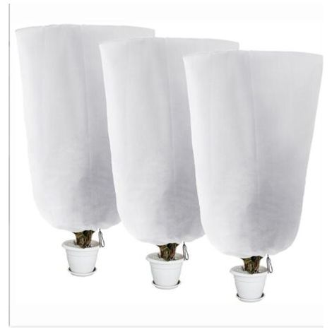 BUNTHAUS Voile Hivernage Plante Exterieur, Lot de 2 Housse d'hivernage pour Plantes en Pot, 80 x 120cm Contre Le Froid et Le Gel, 60g/m² bâche Protection Arbustes Couverture (1/5)