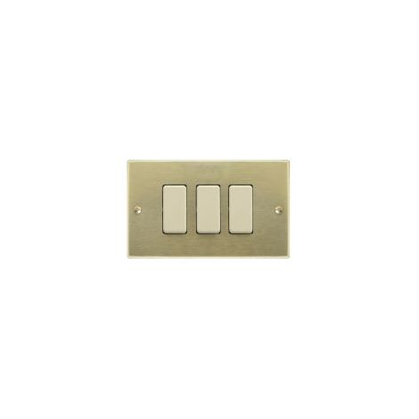 FEB Serie elettrica Frutti Compatibili Magic Placca a 3 posti