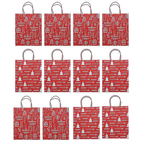 12er-Packung Weihnachtssüßigkeitentüten (1/3)