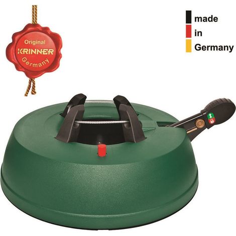 Krinner Weihnachtsbaumständer grün mit Wassertank Christbaumständer Fußhebel