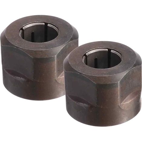 Écrou de serrage pour défonceuse plongeante, trou central de 12,7 mm (1/2"), noir, neuf et de haute qualité