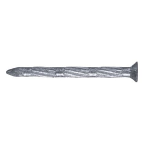 Stahlnagel D. 4,5 x Länge 80 mm Stahl gehärtet metallisiert BÄR