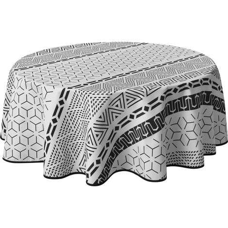 Nappe Anti-taches Graphic - Ronde 160 cm (1/3)