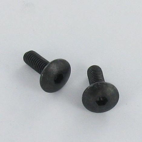 Vis Poelier Clé de 5 HC5 M8X30 Cranté SOUS Tête Acier zingué noir-1 pièce (1/4)
