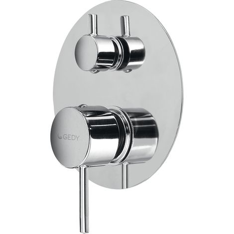 GEDY MXGA0513000 GARDA Grifo empotrado de ducha con desviador cromo - ref: MXGA0513000 (1/2)