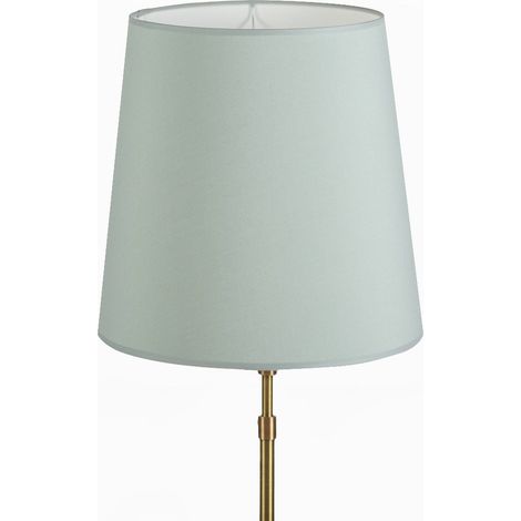 Abat-jour coton gris élégant pour une lumière douce et chaleureuse - gris clair coton