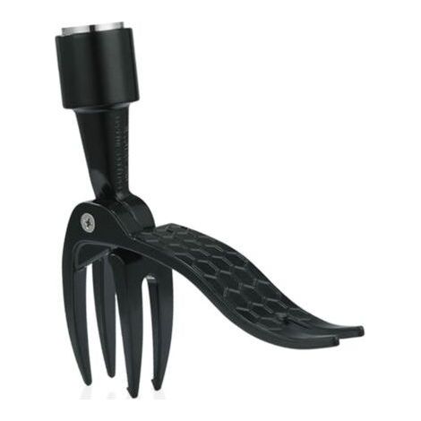 Weeder knife on stand with 4 steel claws, single black head. Free-standing gardening tools. Gardening tools (1/5)