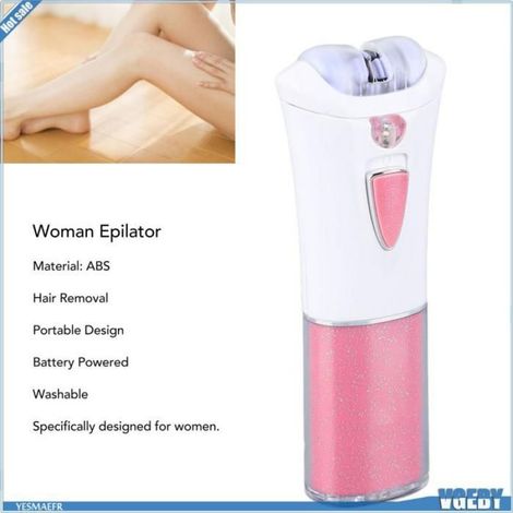 Ashata épilateur portable pour femme Épilateur pour femmes, appareil d'épilation Portable pour le visage et le visage beaute soin (1/5)