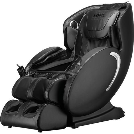 Home Deluxe – Fauteuil de massage SONO noir – 12 programmes – fonction Zero Gravity – Bluetooth – chauffage jusqu'à 50°C – ergonomique