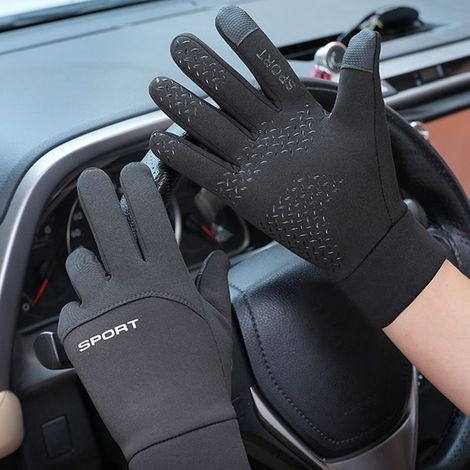 Gants de jardinage d'hiver XL imperméables, coupe-vent et antidérapants (1/4)