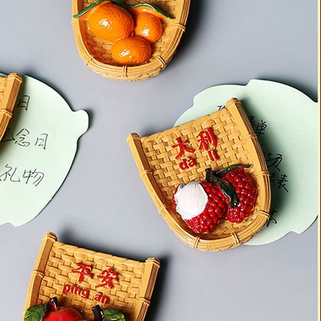 Nouveaux aimants porte-bonheur pour réfrigérateur, cadeaux de pendaison de crémaillère, décorations d'intérieur créatives, autocollants magnétiques personnalisés, mini aimants. (1/4)