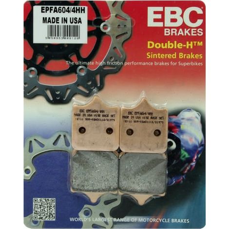 Pastillas de freno EBC EPFA604/4HH (4 unidades) (1/2)