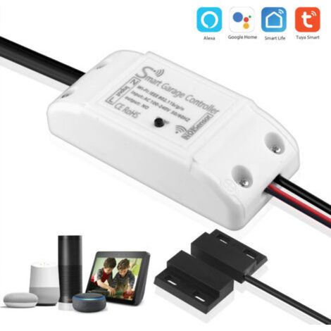 2,4-GHz-WLAN-Garagentoröffner, App-gesteuerte Garagentorfernbedienung, für Smart Life App/Android/iOS/Smartphone
