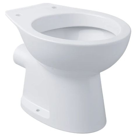 Vaso wc a terra serie Lume scarico a parete ceramica bianca lucida WIN