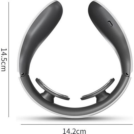 Appareil de massage cervical intelligent pour soulager les douleurs musculaires cervicales. Multifonction, rechargeable, pour la physiothérapie cervicale. Protection du cou. (1/5)