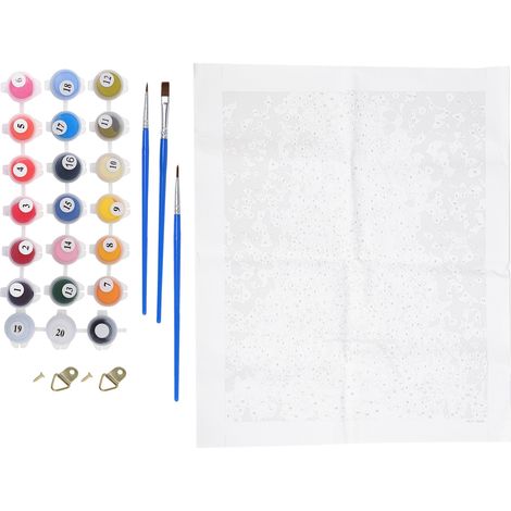 DIY Digital Painting Tower Landscape Decorative Oil Painting with Numbered Drawing Toolkit for Decoration Gift (1/5)