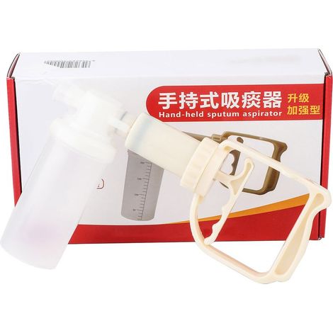 Aspirateur à Mucus - Pompe à Vide Manuelle Portable en PVC - Pour Soins à Domicile et Personnes Âgées - 1 Pièce (1/5)
